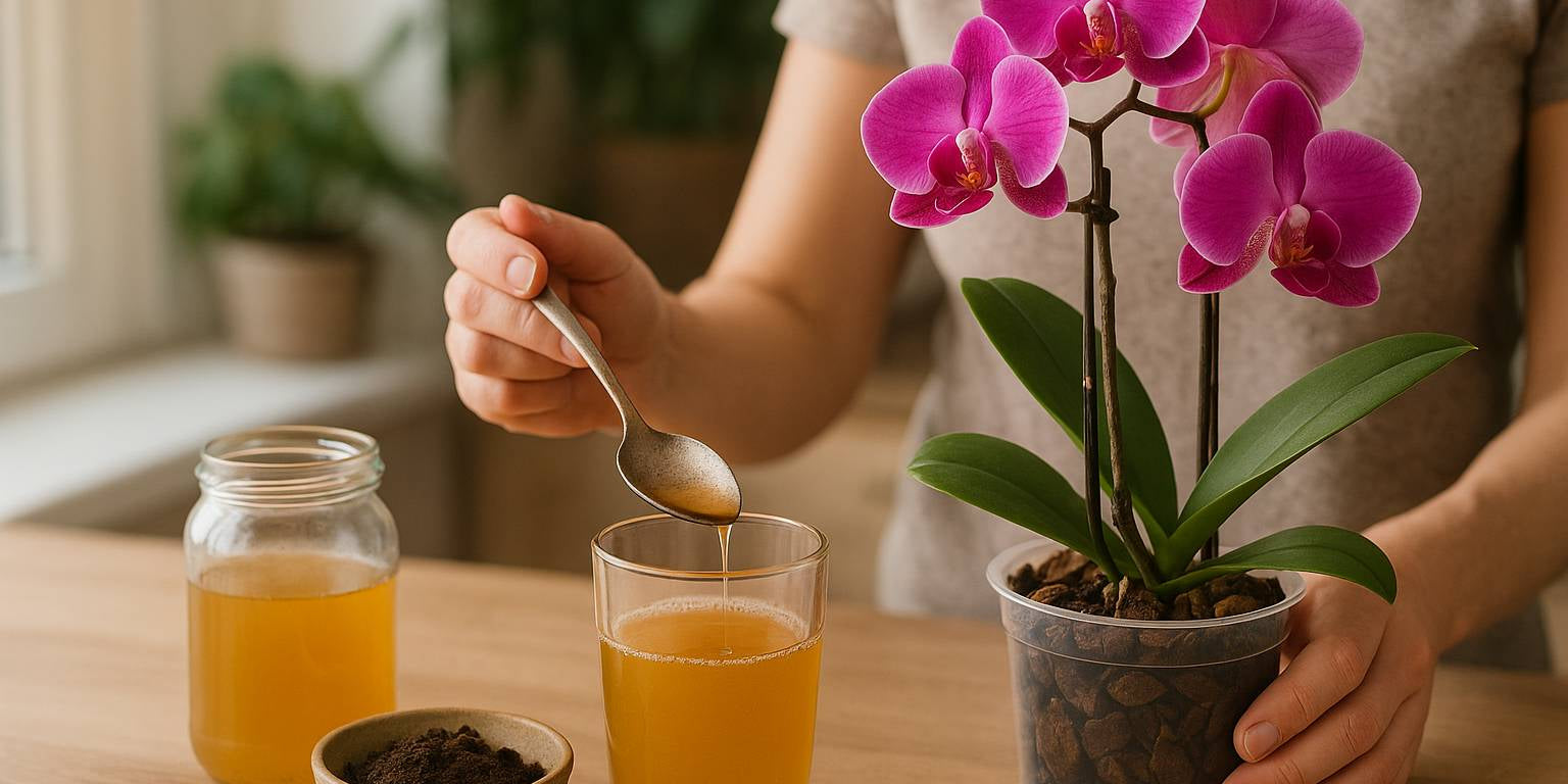 Orchideen mit Hausmitteln düngen: Natürliche Pflege für prächtige Blüten