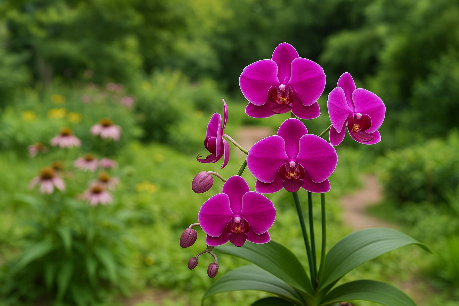 Orchideen im Garten: Schönheit für dein Beet