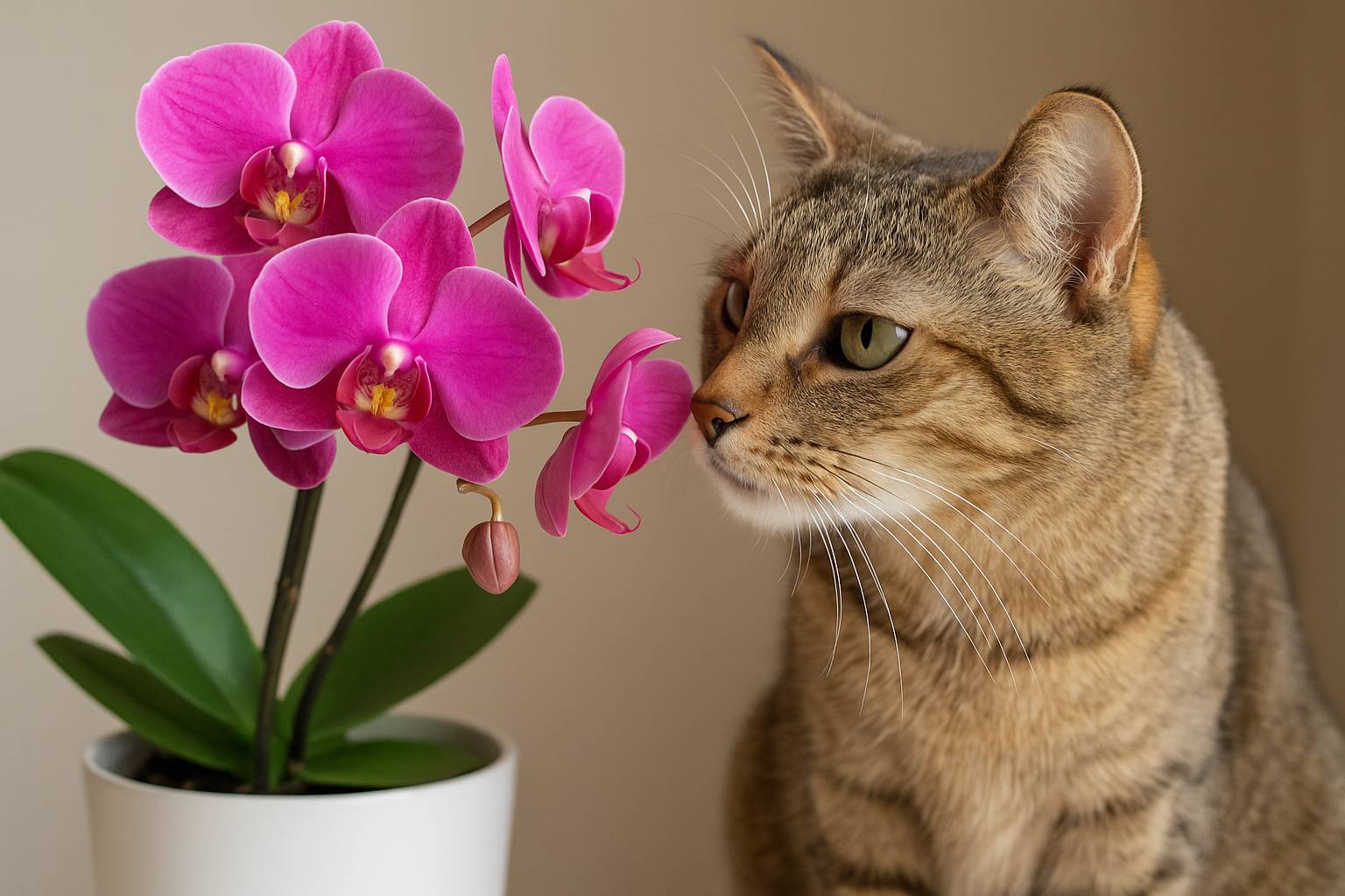 Sind Orchideen für Katzen giftig? Alles, was du wissen musst