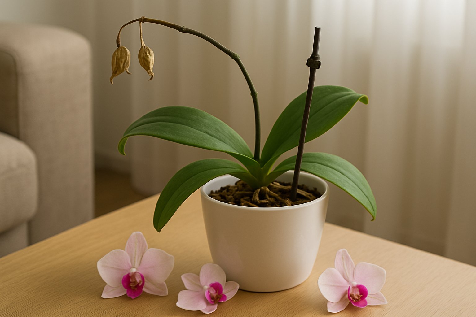 Was tun, wenn deine Orchidee Blüten verliert?