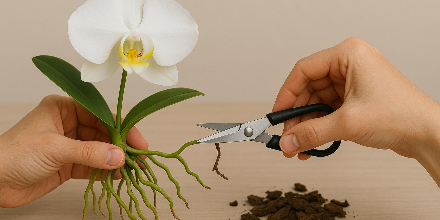 Orchideenwurzeln richtig schneiden: Dein Weg zur gesunden Pflanze