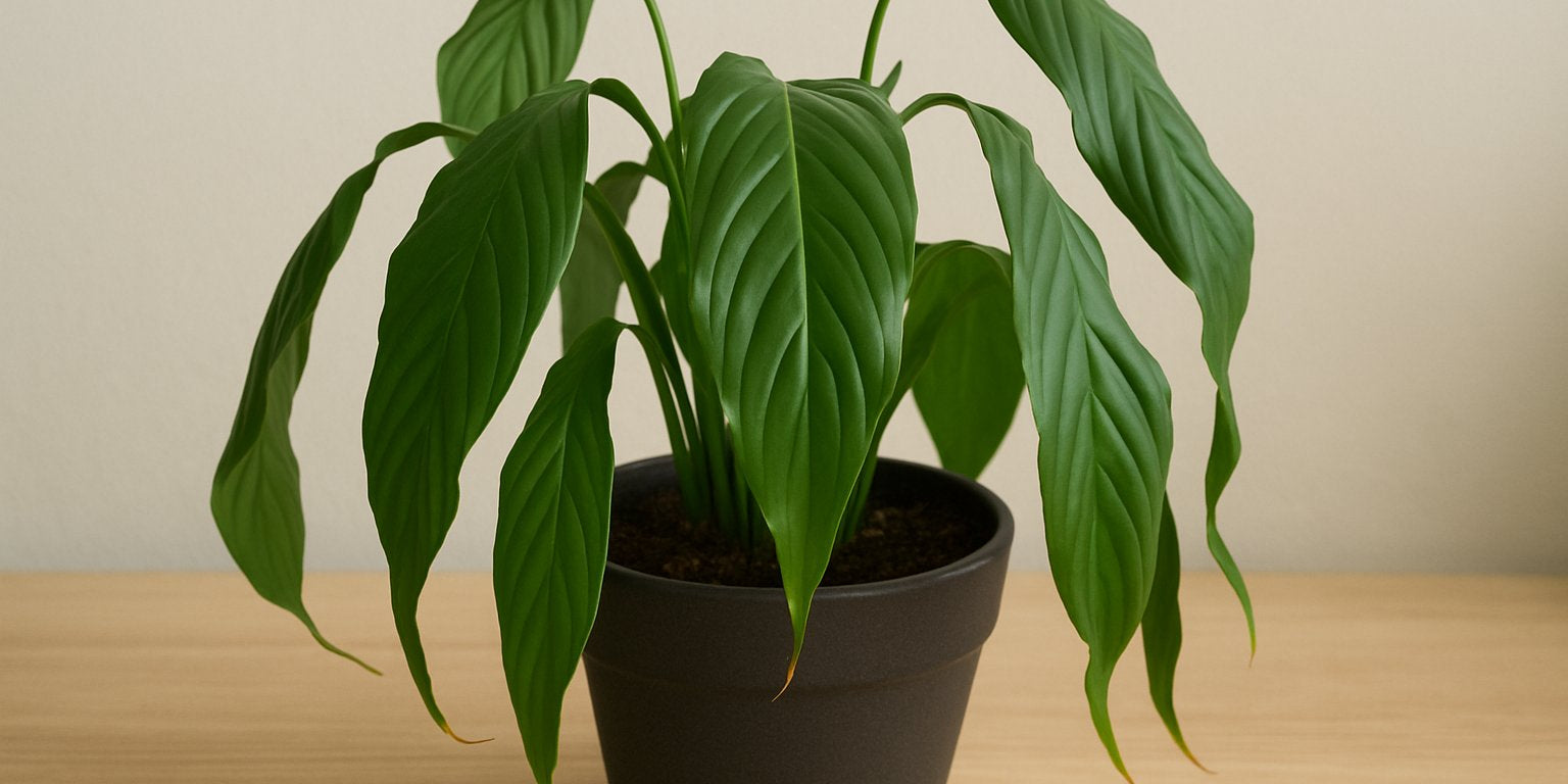 Wenn deine Pflanze trotz Wasser die Blätter hängen lässt