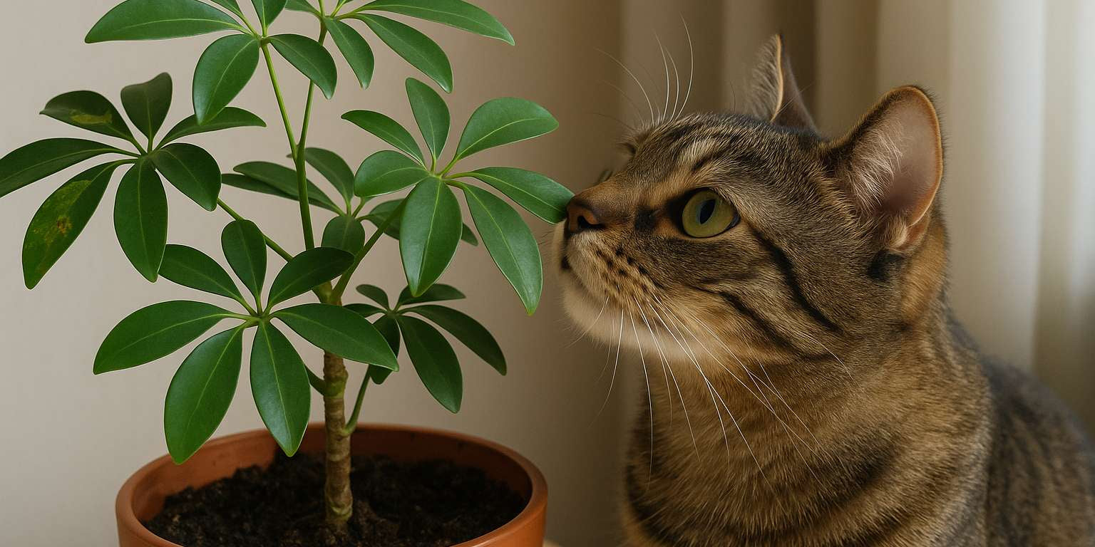 Schefflera und Katzen: Ist die Strahlenaralie giftig?