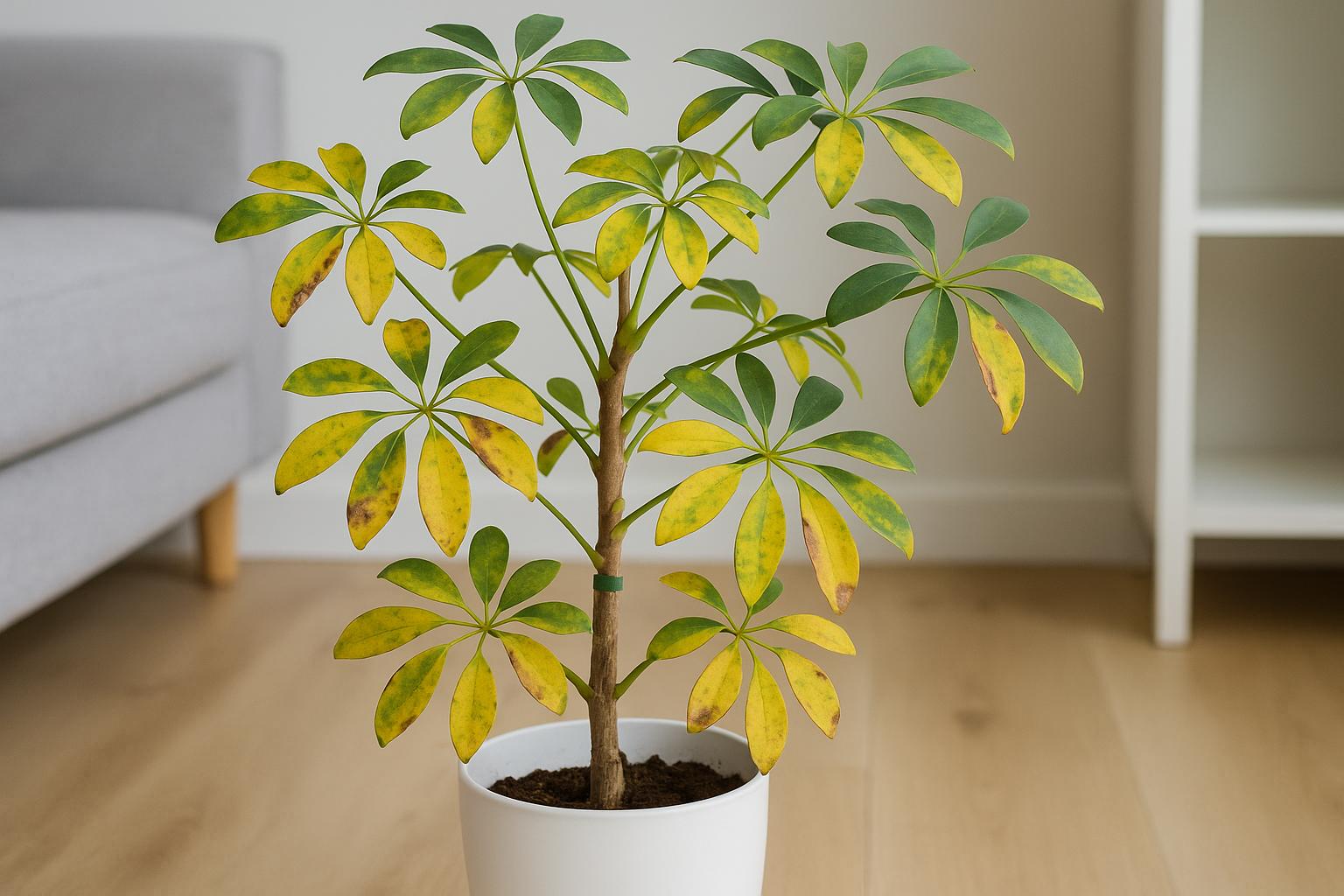 Häufige Pflegefehler bei deiner Schefflera vermeiden