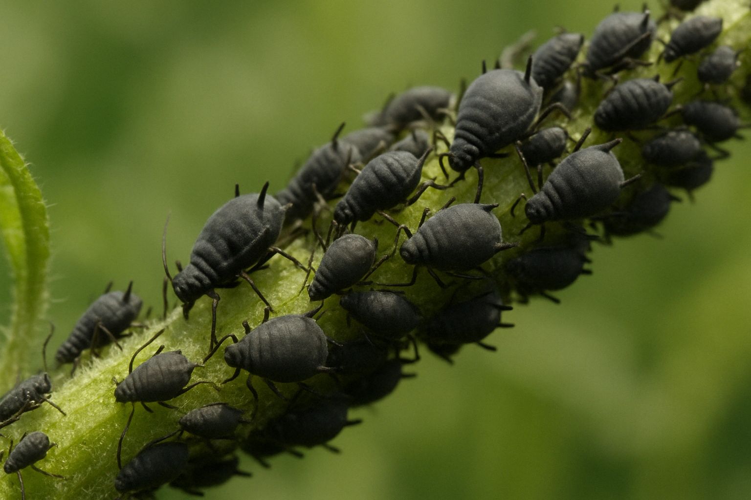 Schwarze Blattläuse: Kleine Schädlinge mit großer Wirkung
