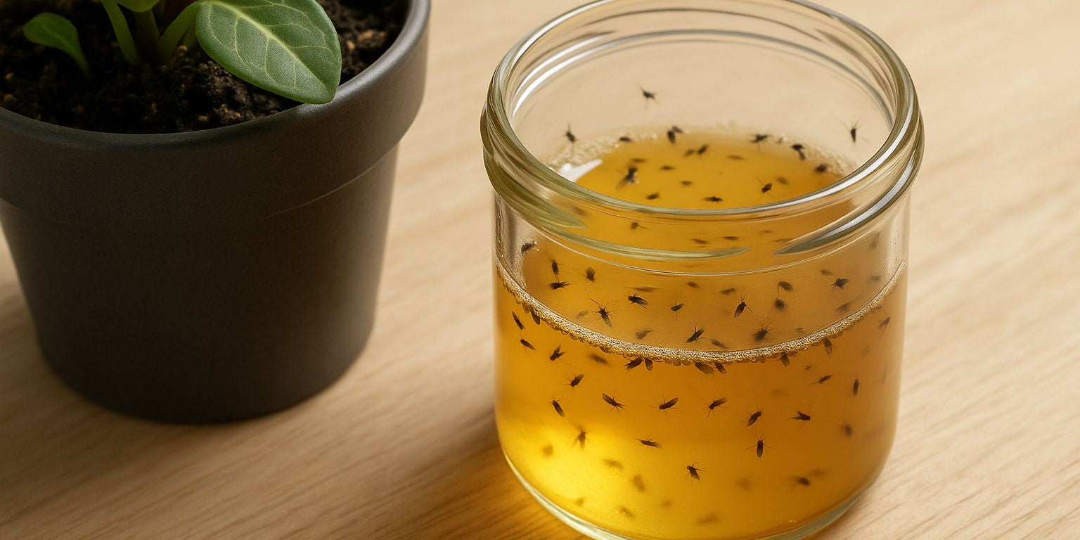 Trauermücken mit Essig loswerden: Ein einfaches Hausmittel