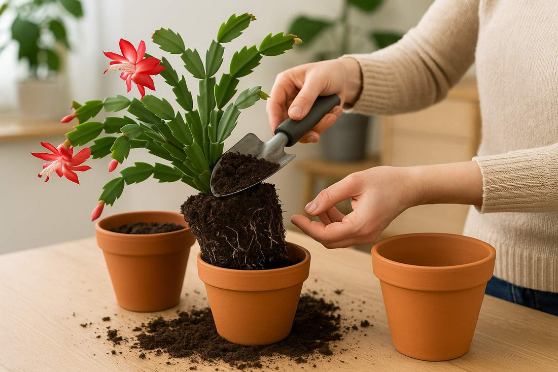 Weihnachtskaktus erfolgreich umtopfen: Dein Weg zur blühenden Schlumbergera