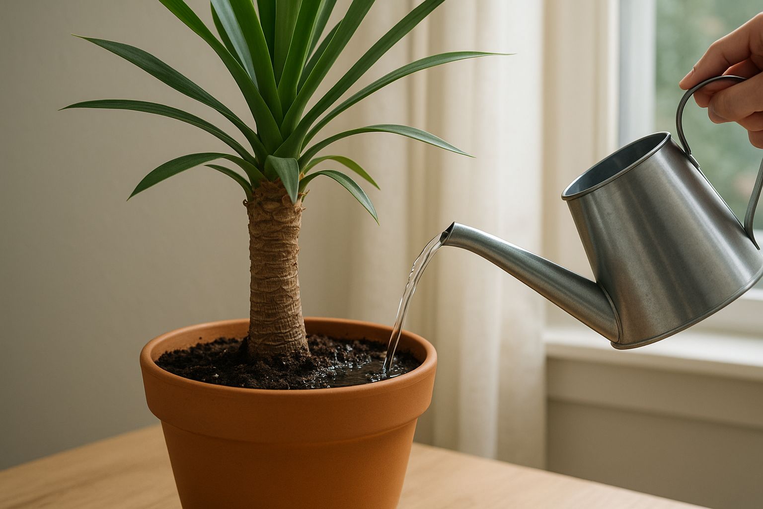 Yucca-Palme gießen: Alles, was du für eine glückliche Pflanze wissen musst