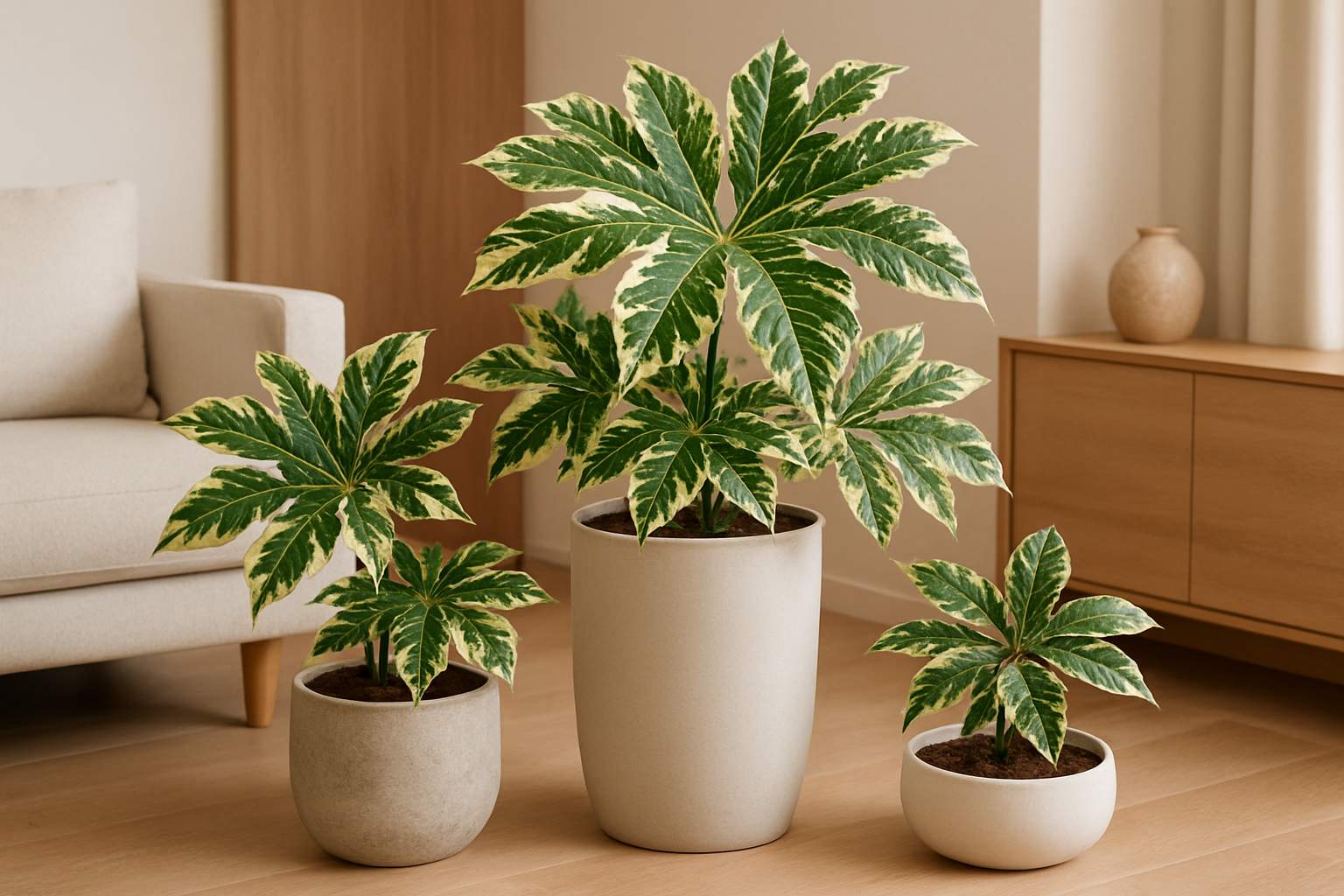 Fatsia Japonica Variegata