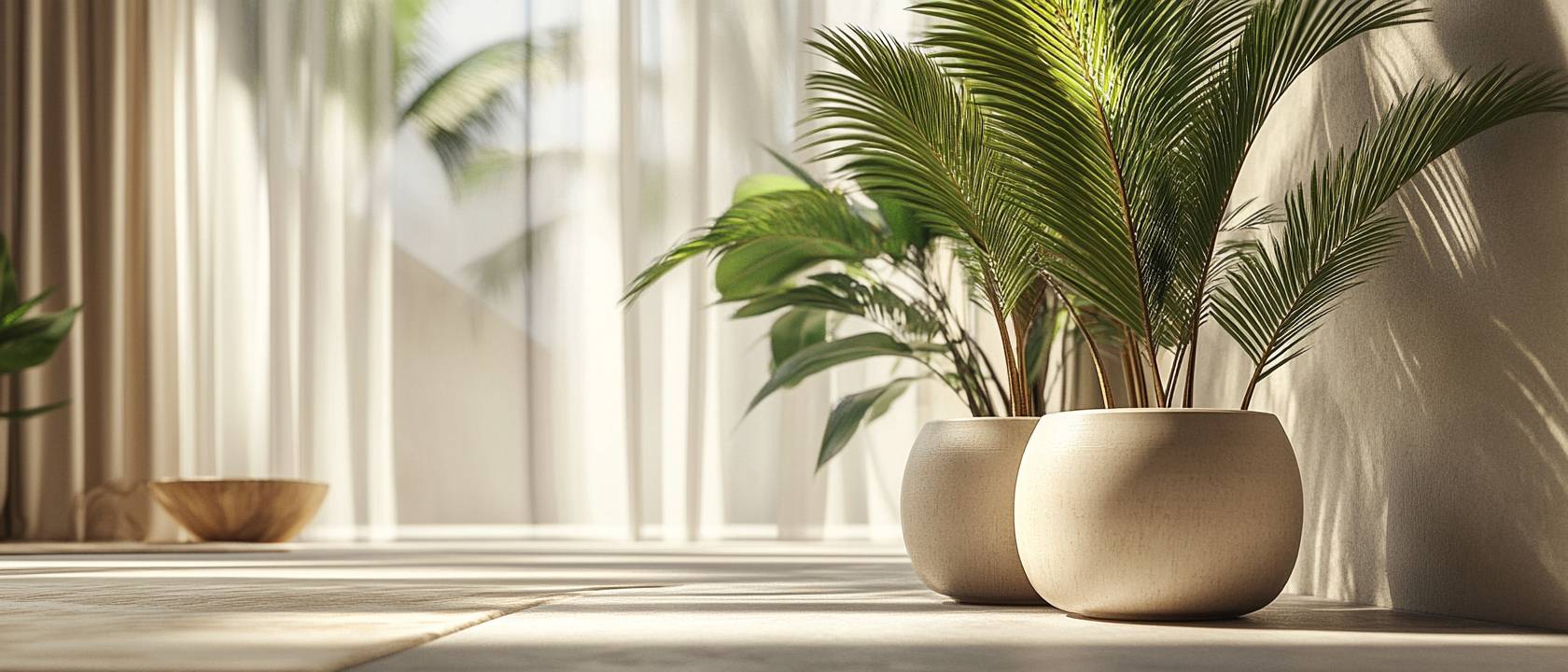 Palme Wohnzimmer