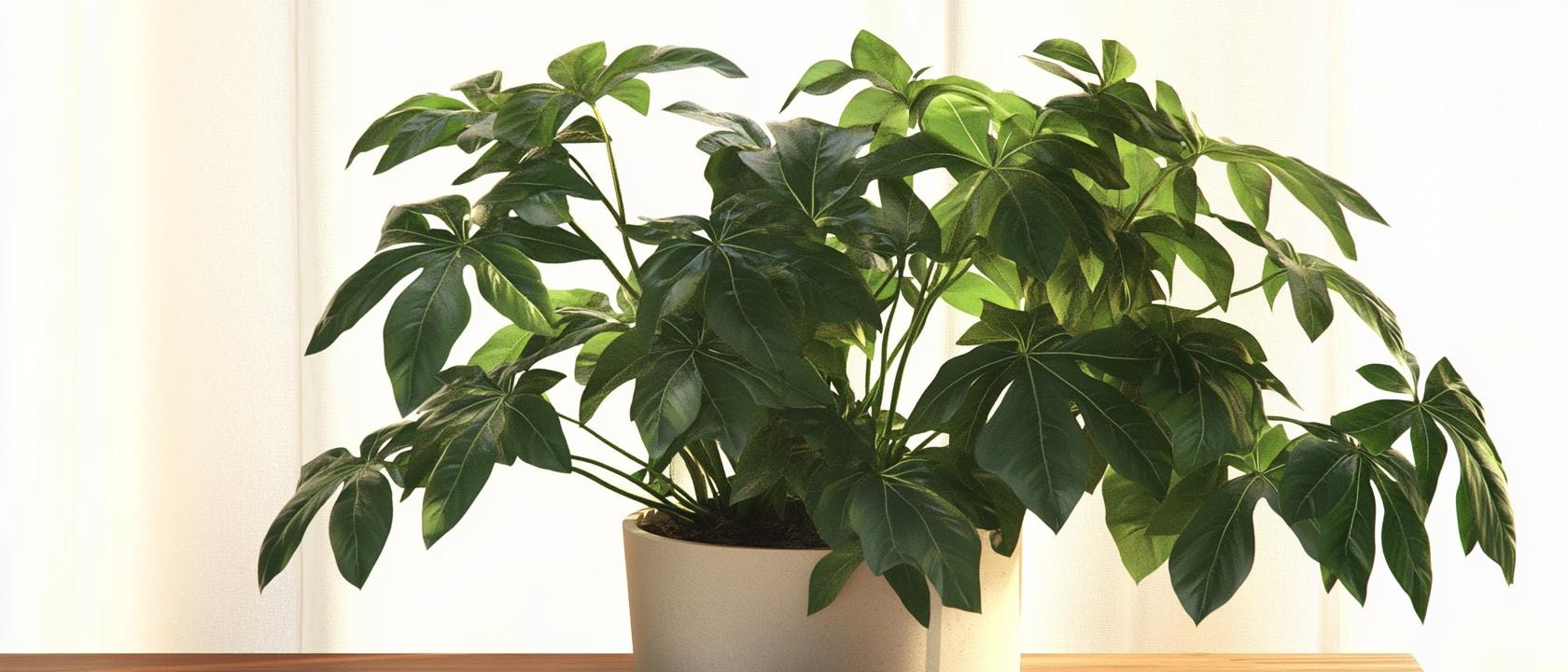Fatsia Japonica Spider Web