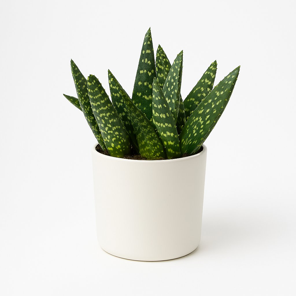 Aloe Paradisicum - 15cm in einem modernen Studio mit modernem Topf