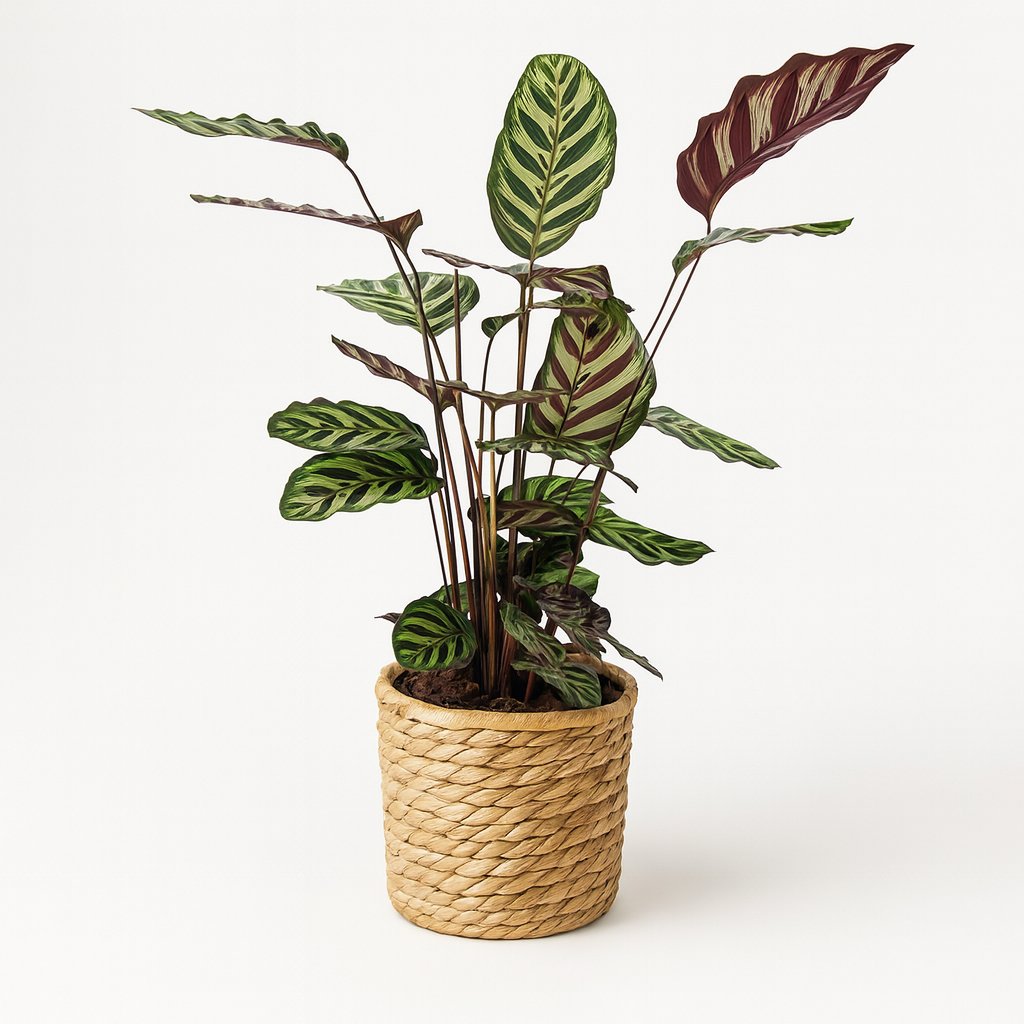 Calathea Makoyana - 70cm in einem modernen Studio mit modernem Topf