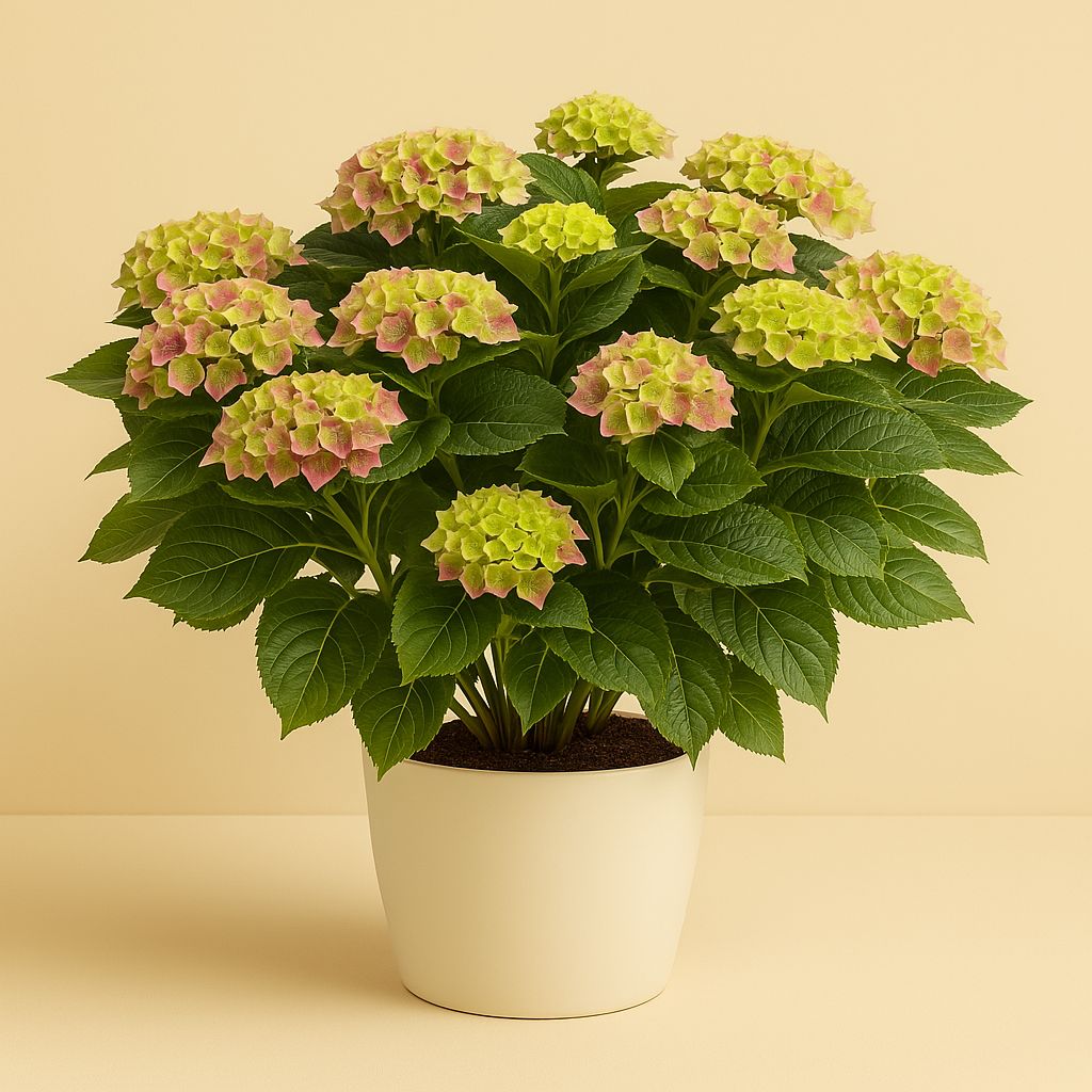 Magical Amethyst - 65cm in einem modernen Studio mit modernem Topf