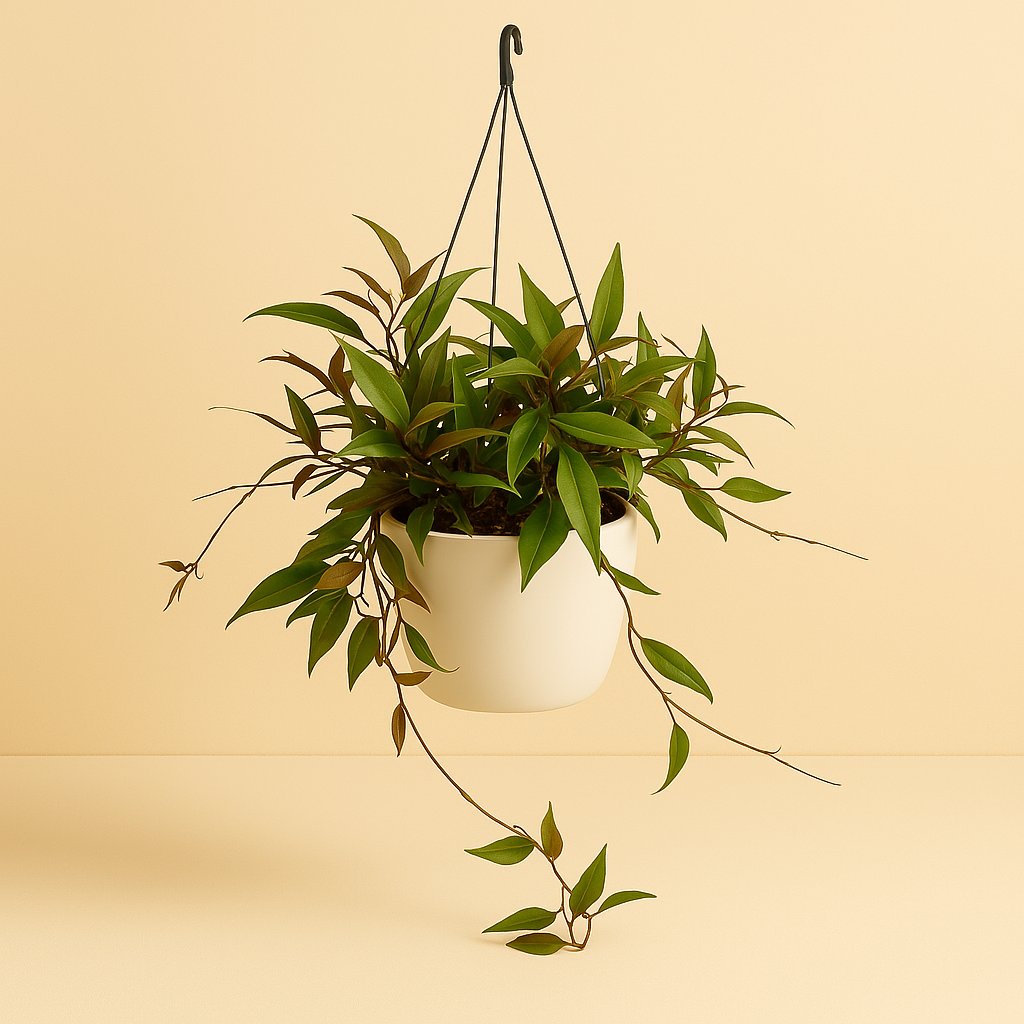 Hoya Carnosa Compacta - 20cm in einem modernen Studio mit modernem Topf