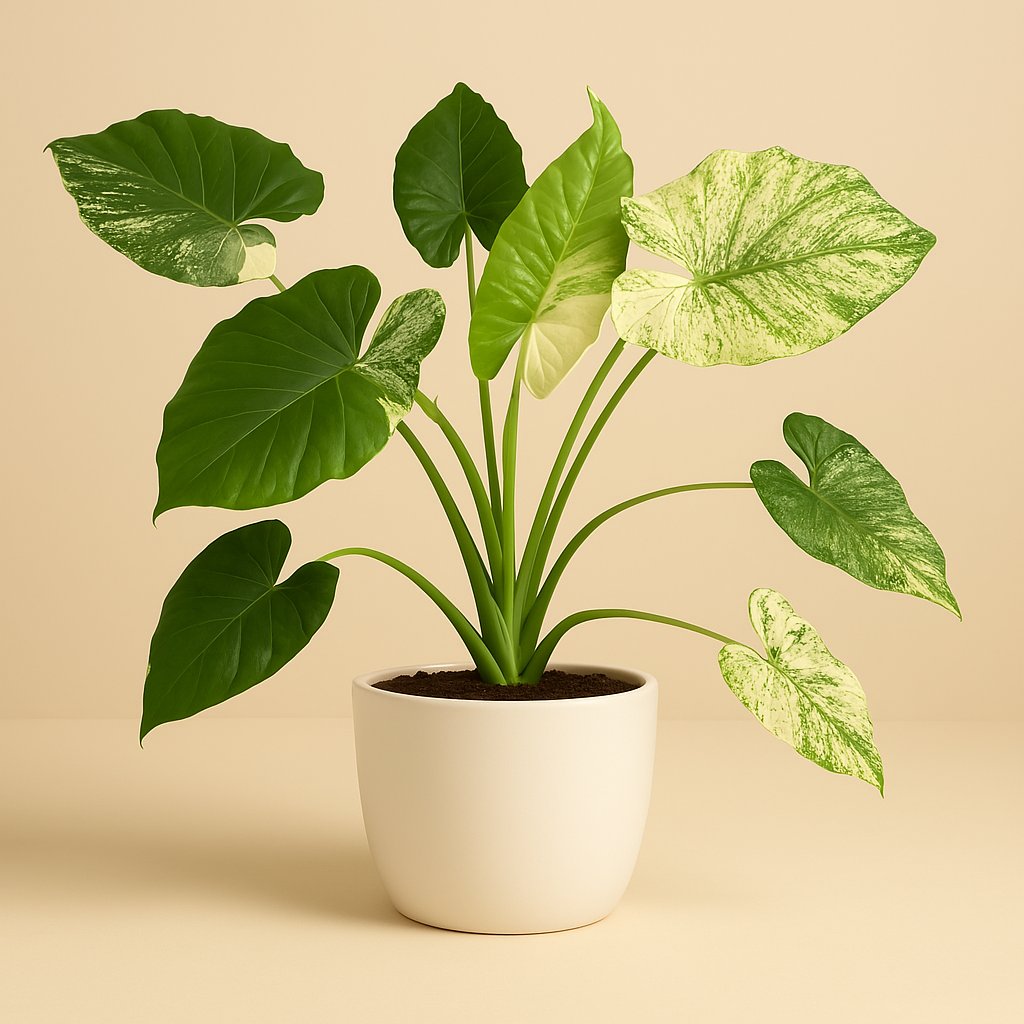 Alocasia Gageana Variegata - 70cm