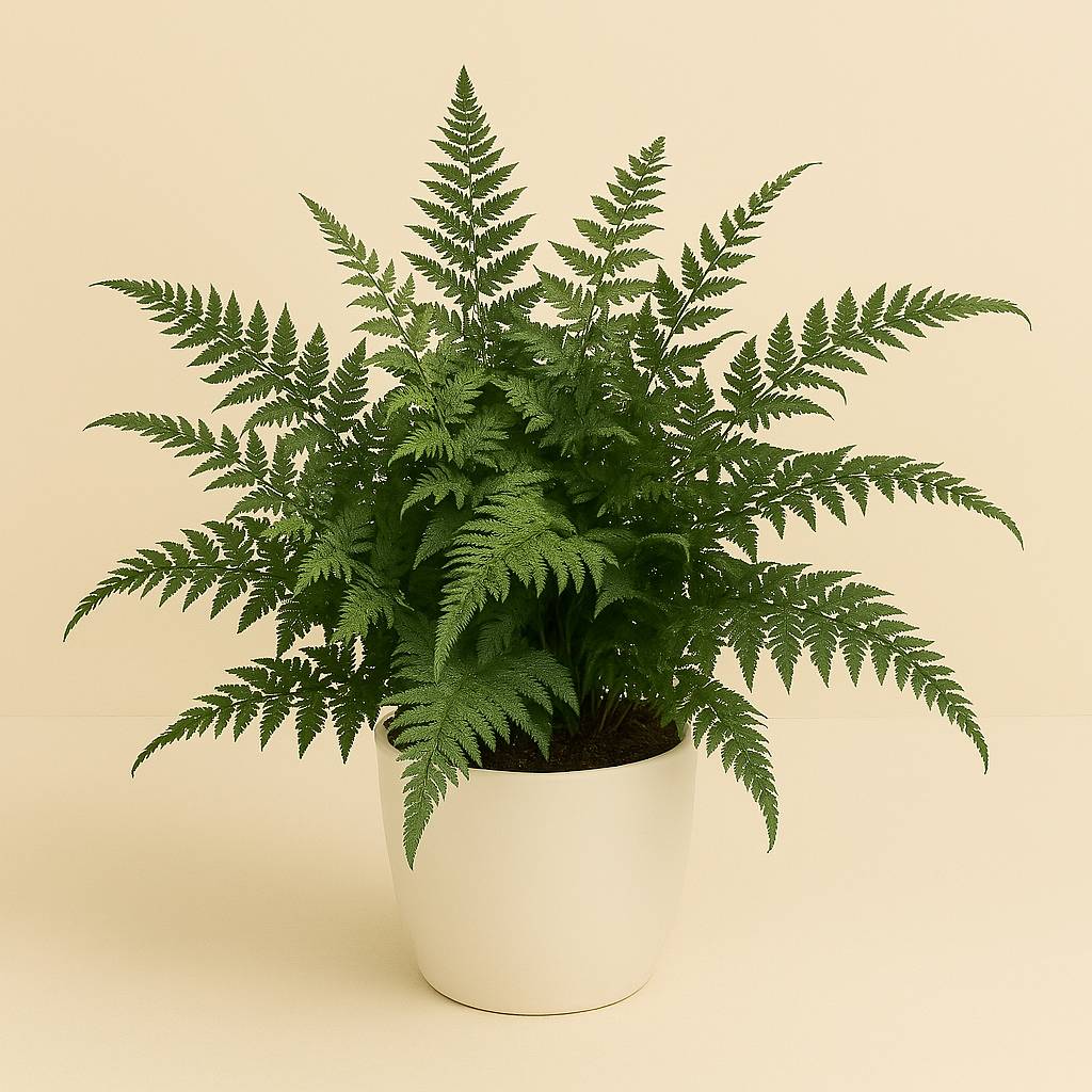 Polystichum Tsussimense Korean Rock Fern - 17cm
