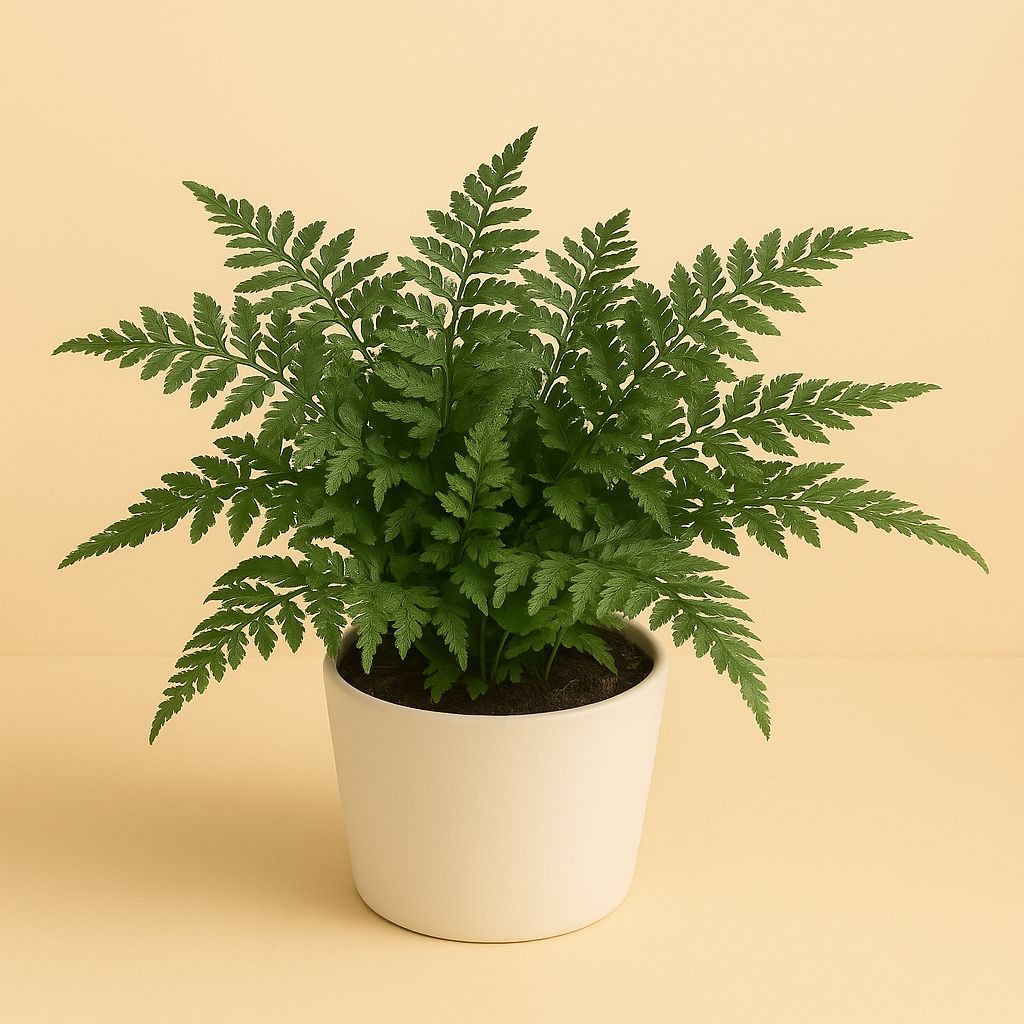 Polystichum Tsussimense Korean Rock Fern - 14cm