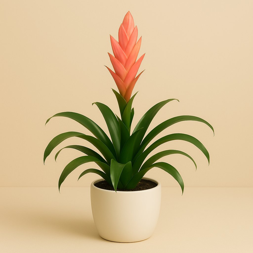 Tillandsia Ziva - 50cm in einem modernen Studio mit modernem Topf