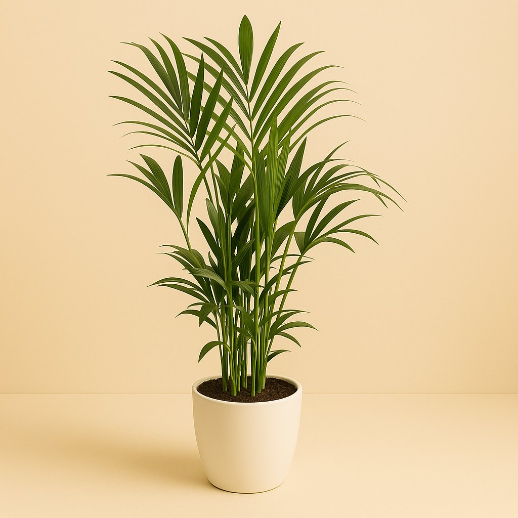 Howea Forsteriana - 120cm in einem modernen Studio mit modernem Topf