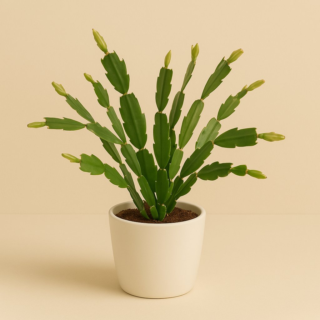 Rhipsalis Agudoensis - 25cm in einem modernen Studio mit modernem Topf