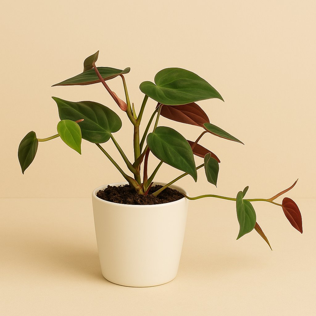 Syngonium Red Arrow - 25cm in einem modernen Studio mit modernem Topf