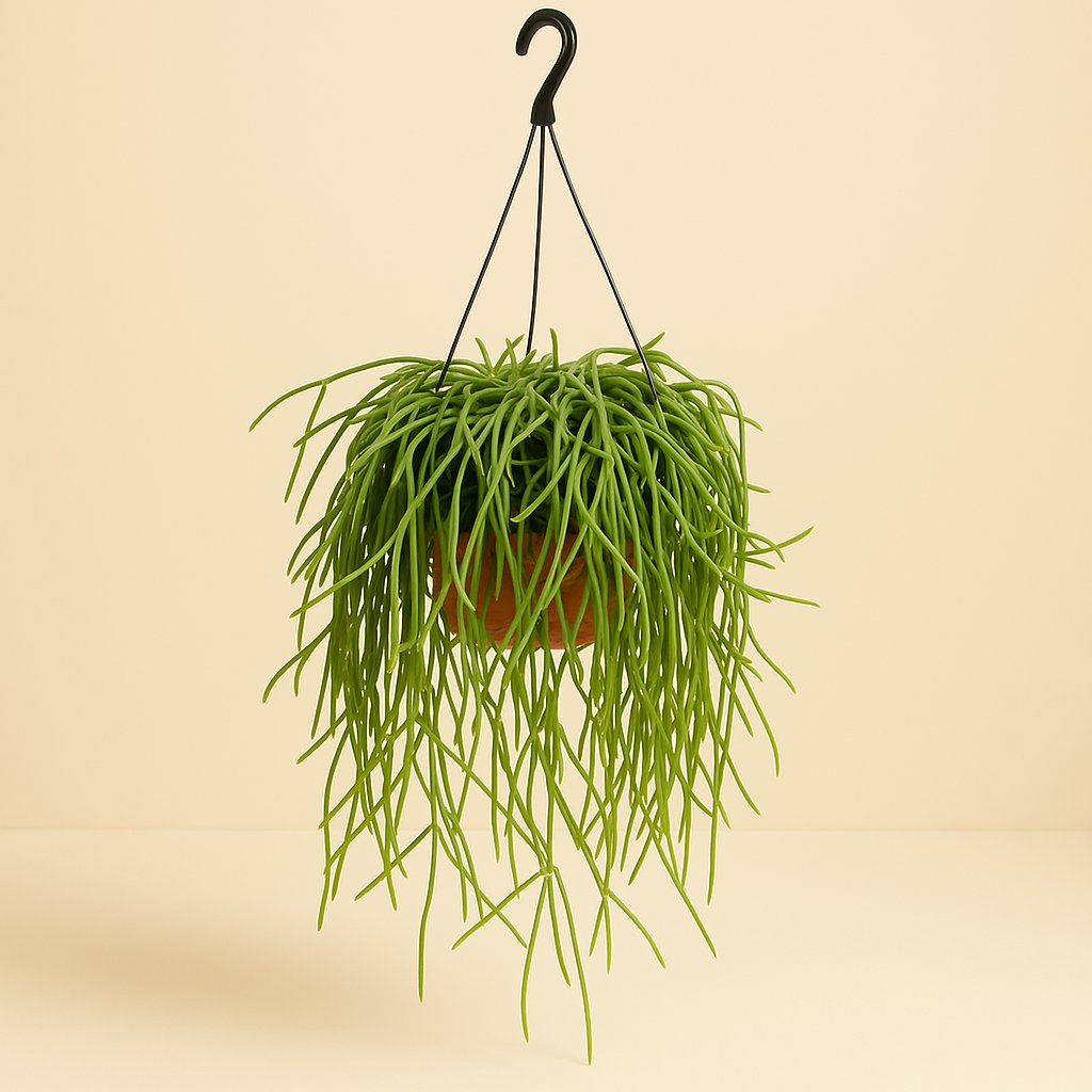 Rhipsalis Trigona - 60cm in einem modernen Studio mit modernem Topf