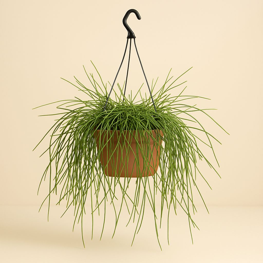Rhipsalis Mauritiana - 60cm in einem modernen Studio mit modernem Topf