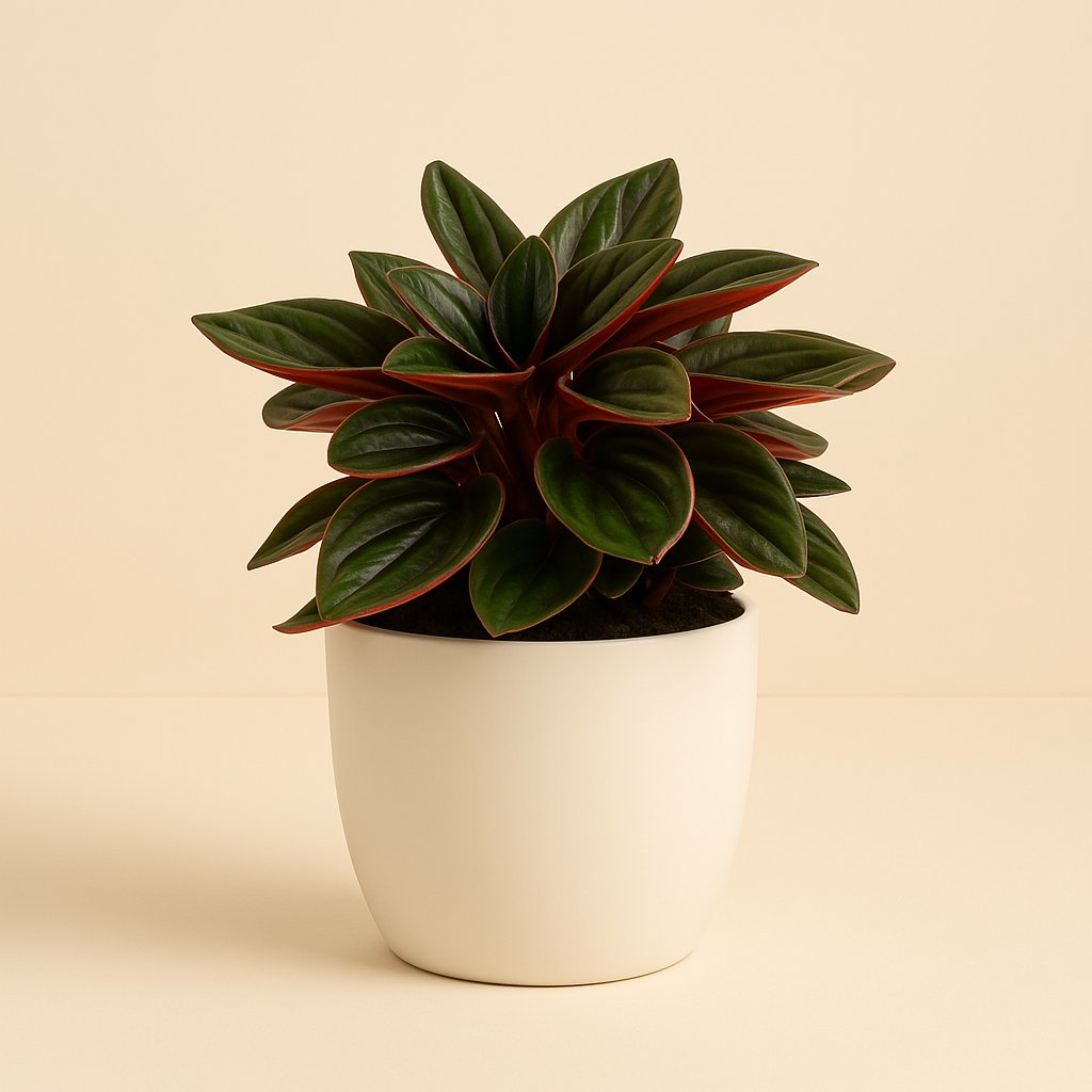 Peperomia Caperata Rosso - 10cm