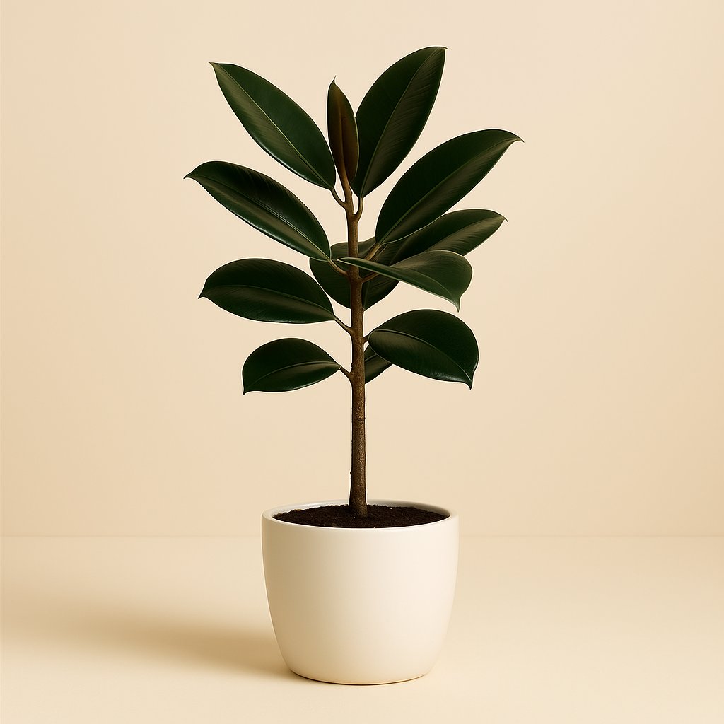 Ficus Robusta mit Stamm - 110cm