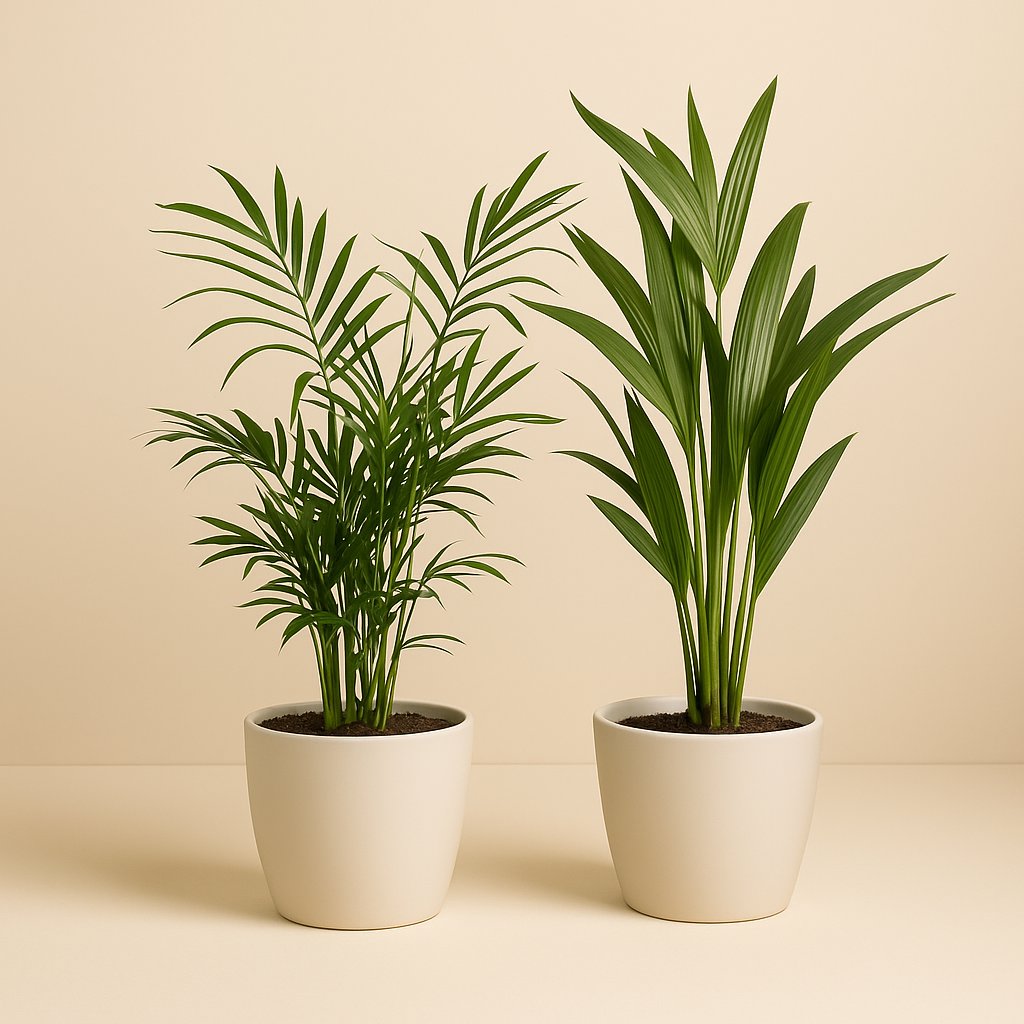 Dypsis lutescens und Chamadorea Duo (2 Stück) - 40cm