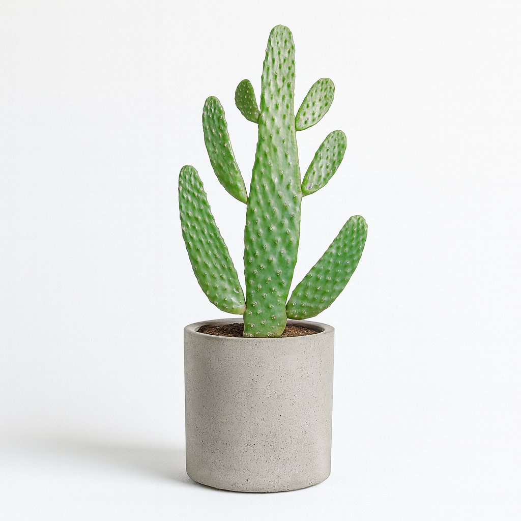 Opuntia Consolea - 55cm in einem modernen Studio mit modernem Topf