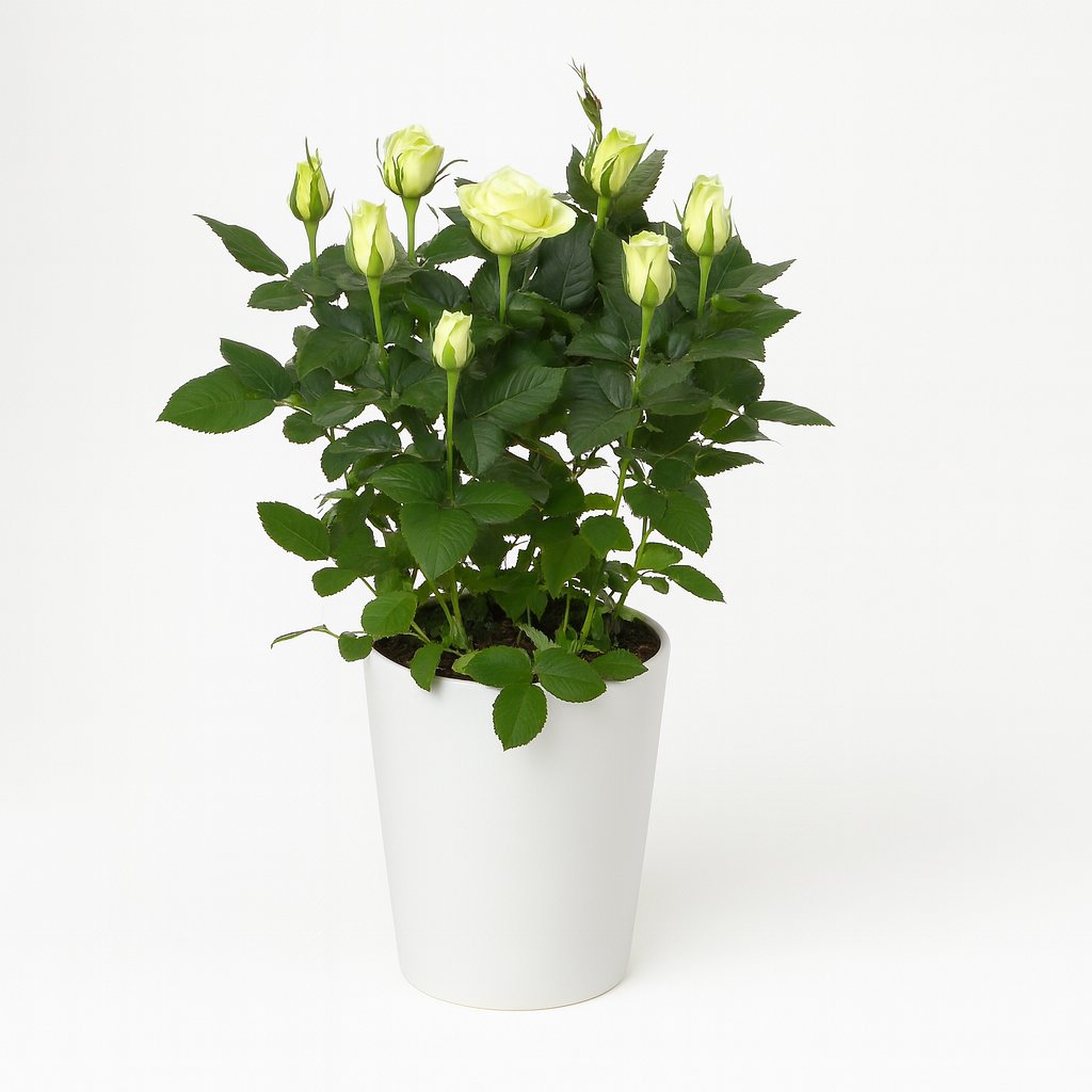 Rosa weiß - 45cm