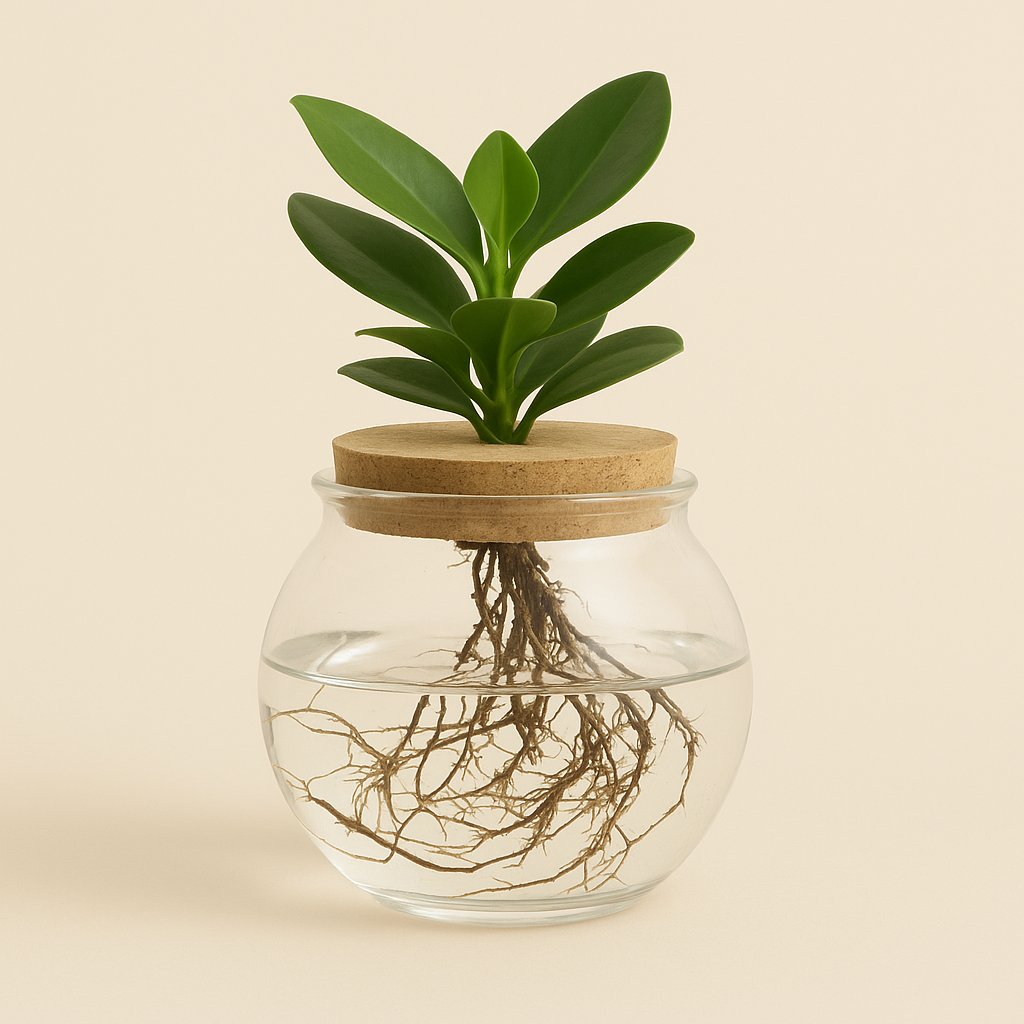 Clusia In Bowlglas - 30cm