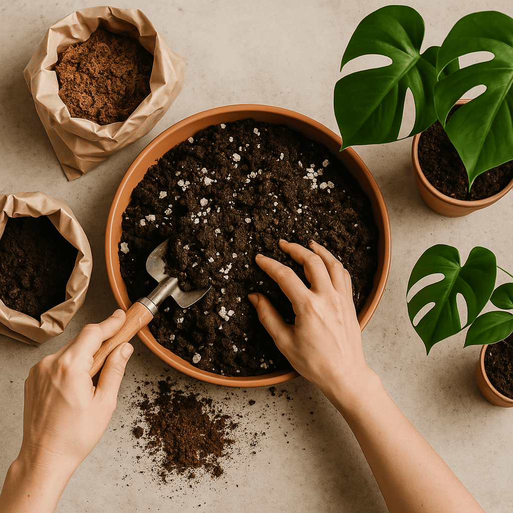 Monstera Thai Constellation: Die perfekte Erde für deine Pflanze