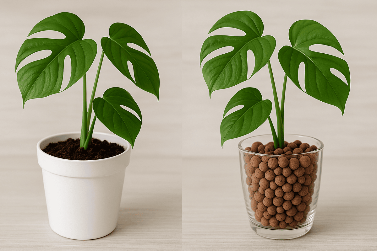 Monstera: Erde oder Granulat – Was ist besser für deine Pflanze?
