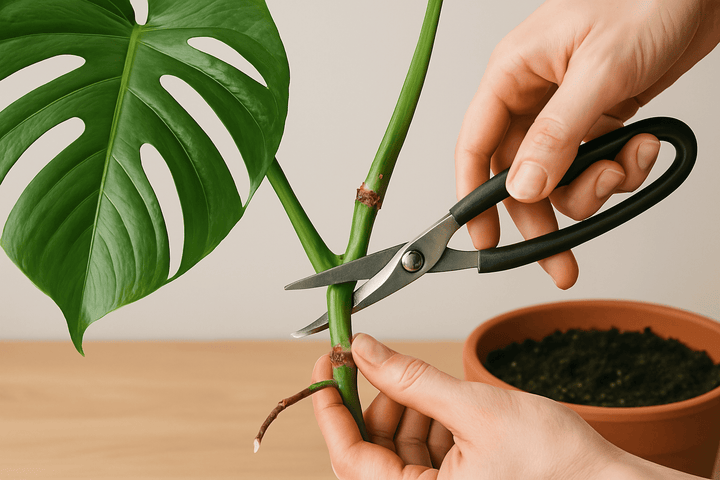 Monstera teilen: Dein Fensterblatt einfach vermehren