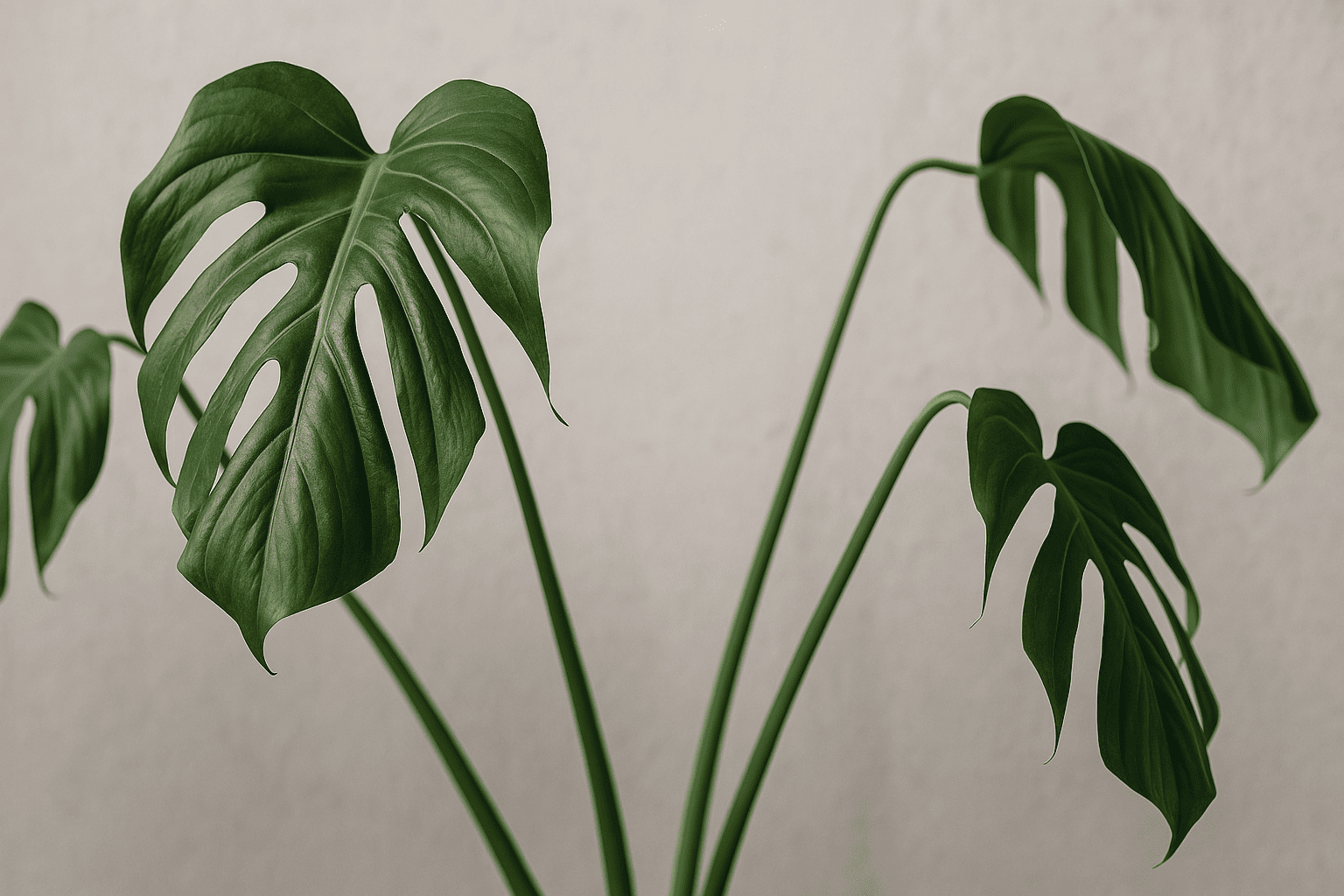 Monstera lässt Blätter hängen: Was ist los mit deiner Pflanze?