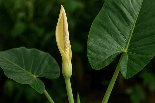 Die Alocasia-Blüte: Ein seltener Schatz für Pflanzenliebhaber