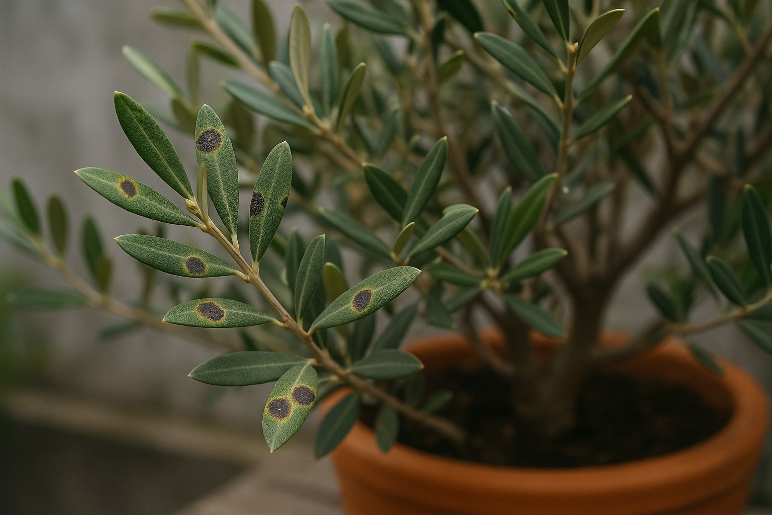 Augenfleckenkrankheit am Olivenbaum: Erkennen & Behandeln  Florage.de
