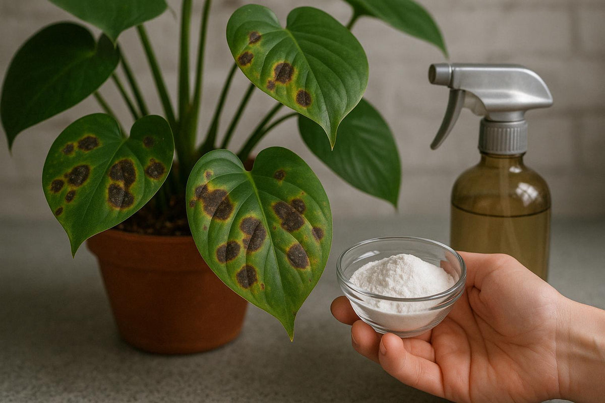 Blattfleckenkrankheit mit Hausmitteln behandeln  Florage.de