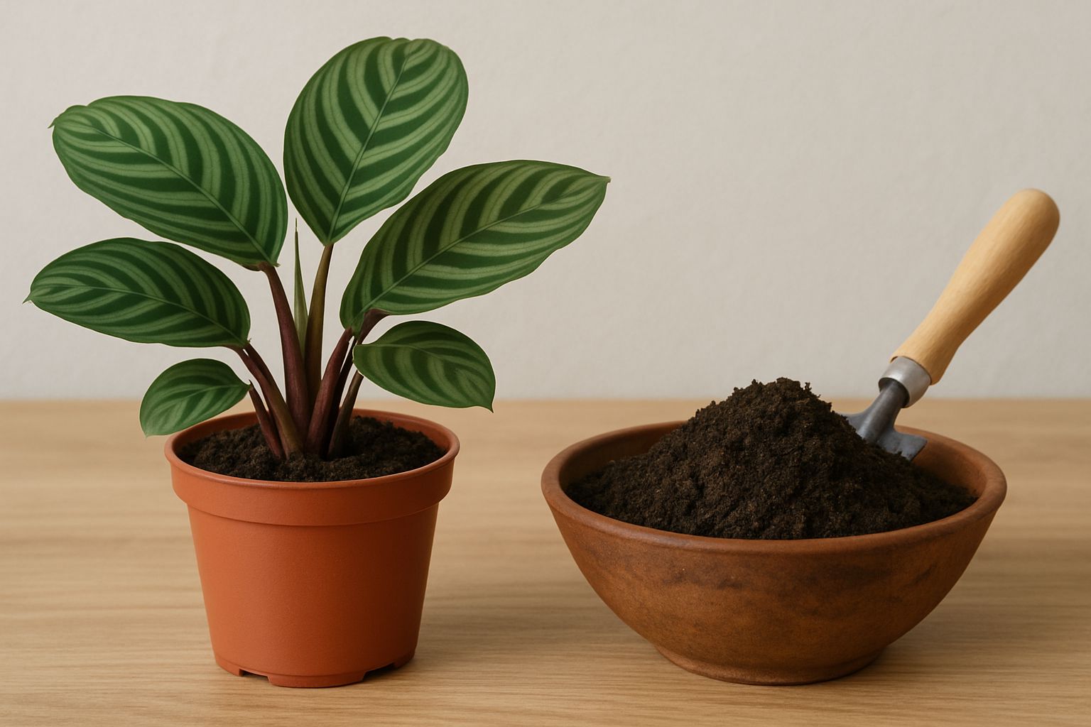 calathea white fusion braune blätter Goeppertia White Fusion main image 0