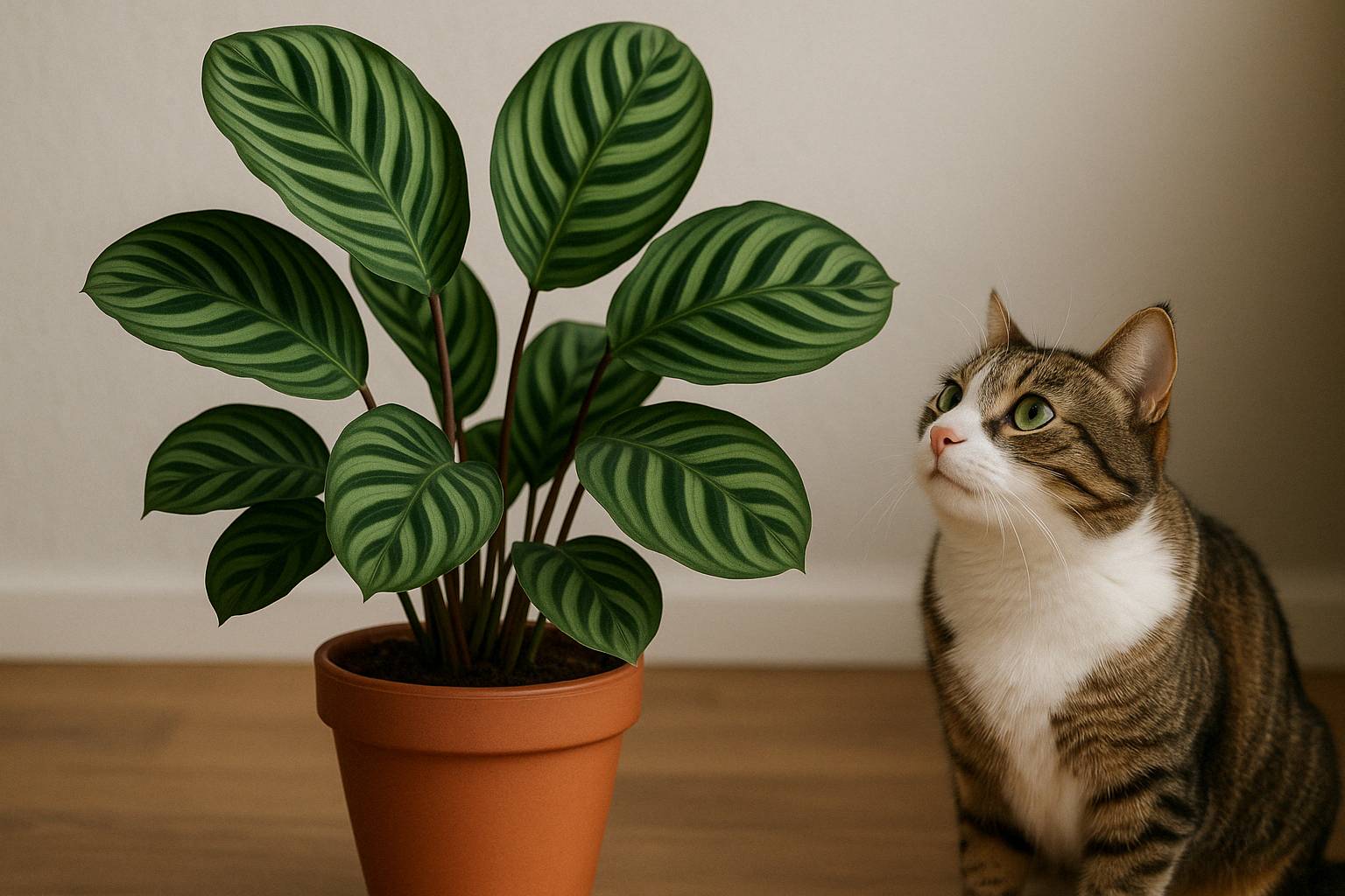 Ist die Calathea giftig für Katzen