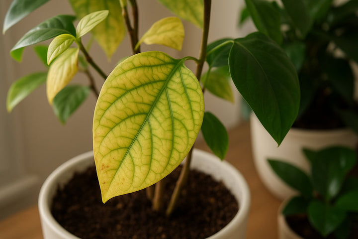 Chlorose bei Zimmerpflanzen verstehen und behandeln