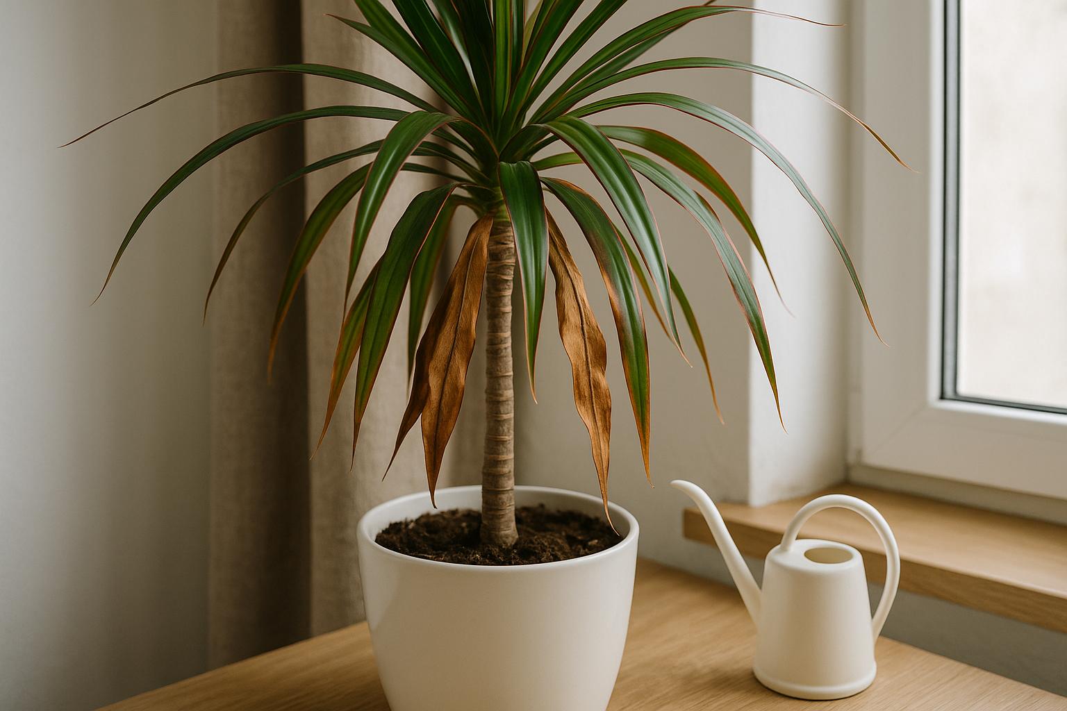Drachenbaum mit braunen Blttern: Ursachen und Lsungen  Florage.de