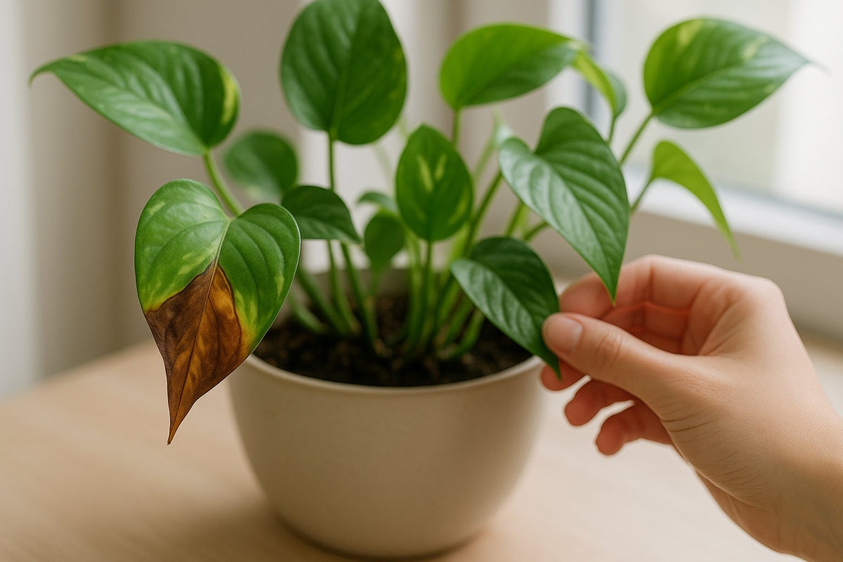 Efeutute mit braunen Blttern? Ursachen und Lsungen  Florage.de