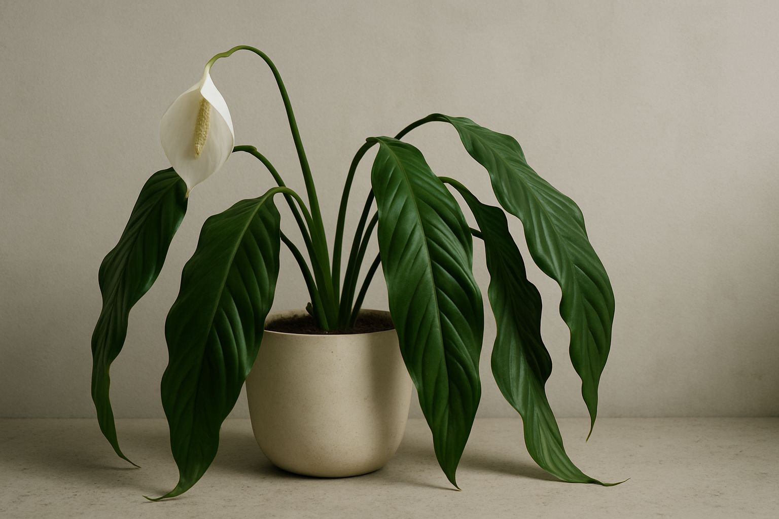 plant plant stand Modern Solid Wood Plant Stand + Pot main image 1