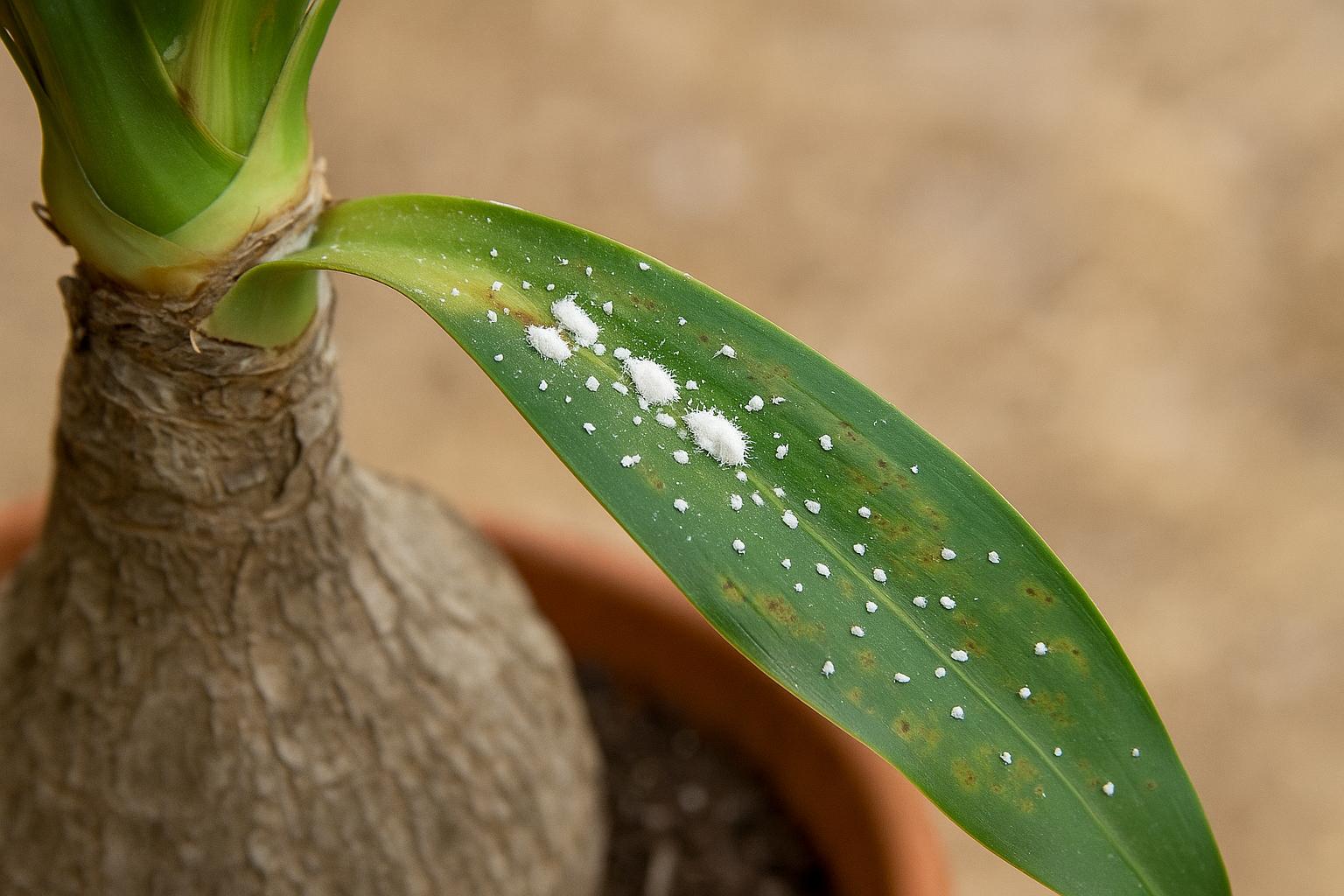 Krankheiten beim Elefantenfuß: So bleibt deine Pflanze gesund