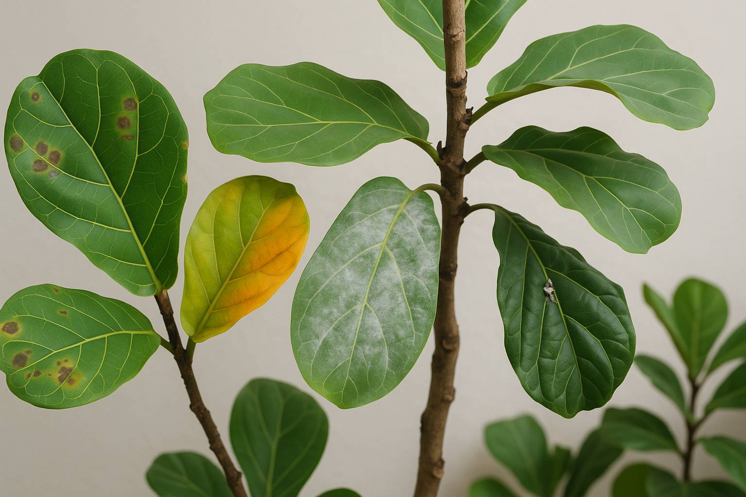 Geigenfeige Krankheiten: Ursachen, Lösungen &amp; Pflegetipps