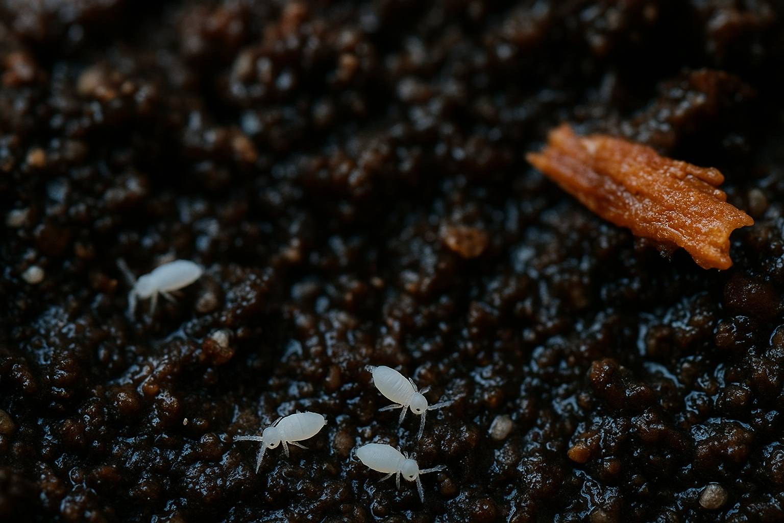 Kleine weie Tierchen in der Blumenerde: Was tun? - Florage  Florage.de